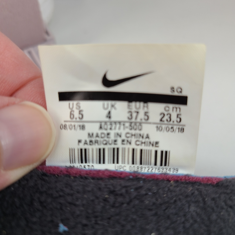 Nike Air Force 1 Sage High Violet Ash rain boots women's Sz 6.5 EUC - Picture 13 of 16